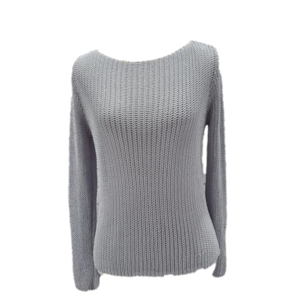 Chain linking Swoop neck long sleeve sweater - Picture 1 of 14